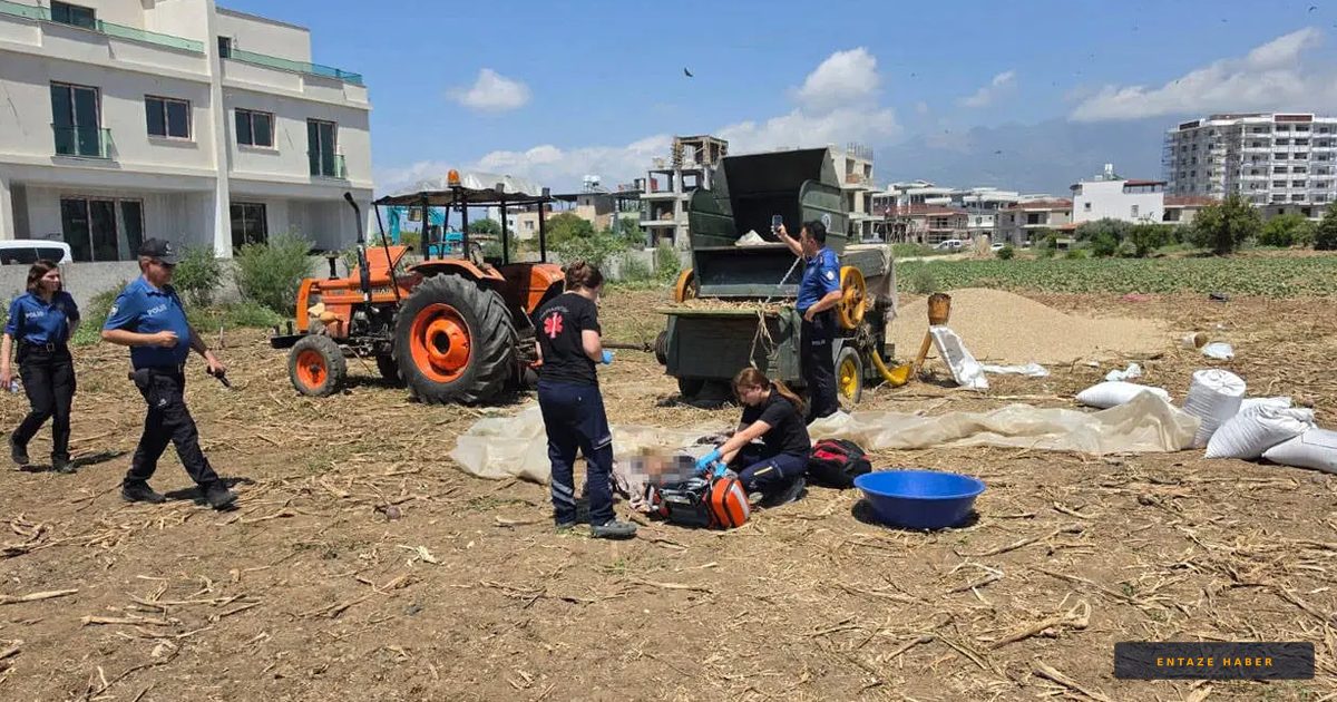 Hatay'da Tarım Faciası: Saman Makinesine Kapılan Genç İşçi Can Verdi