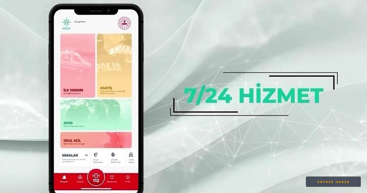 Hayat 112 Uygulamasında Rekor: İlk Ayda 12 Milyon İşlem Gerçekleşti