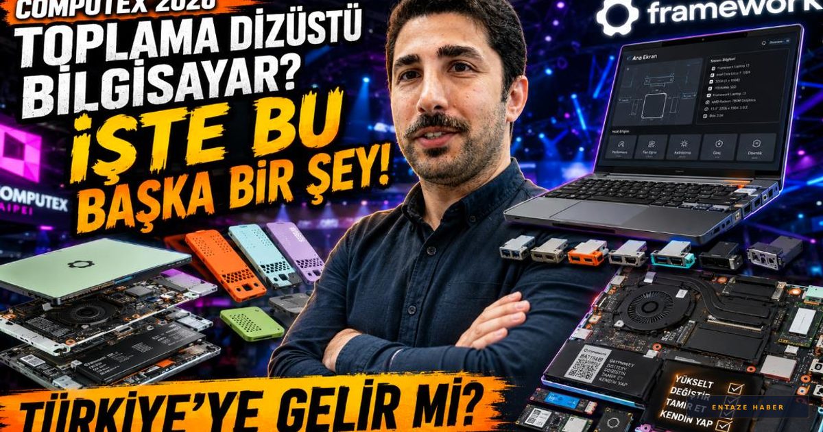 Bilgisayar Dünyasında Devrim: Framework'ün Modüler Dizüstü Bilgisayarları Computex 2026'ya Damga Vurdu
