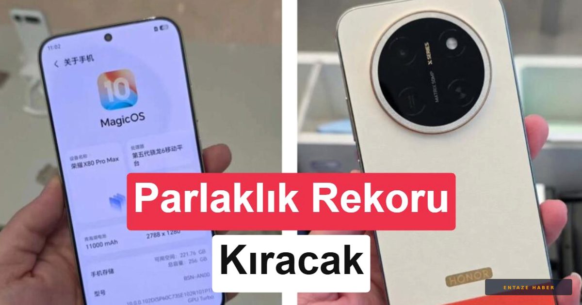 Honor X80 Pro Max ile Ekran Teknolojisinde Devrim: 10.000 Nit Parlaklık!