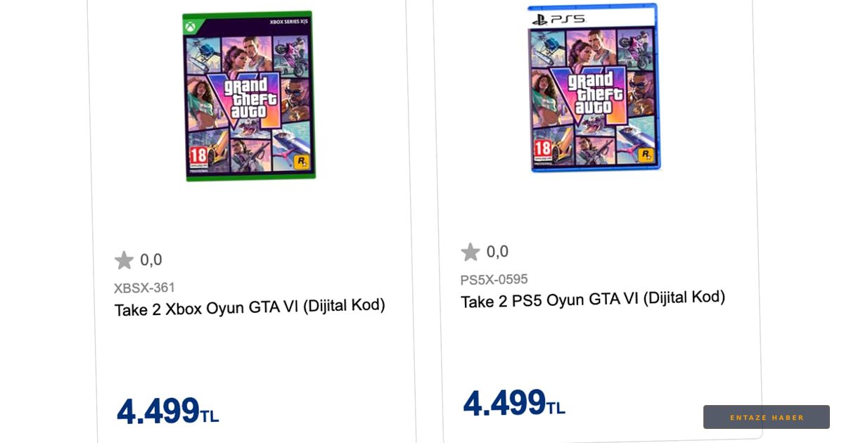 GTA VI'da Disk Devri Bitti: Türkiye'de 'Boş Kutu' İçin Ekstra 500 TL Ödeyeceksiniz