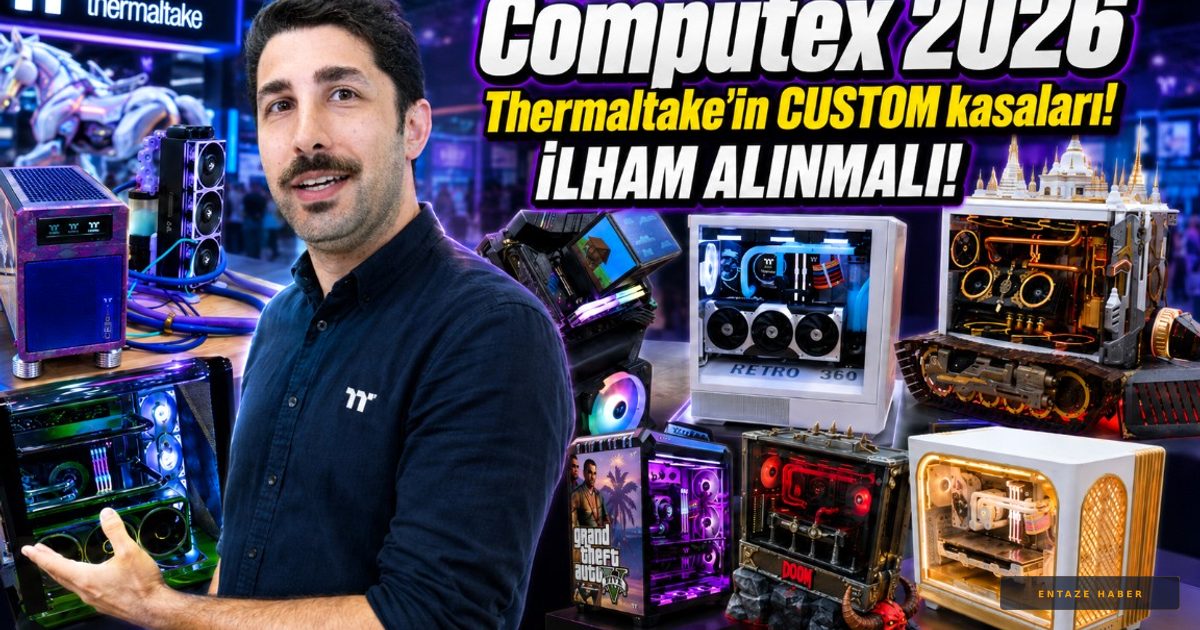 Computex 2026'da Thermaltake Rüzgarı: Sanat Eseri Kasa Tasarımları Büyüledi