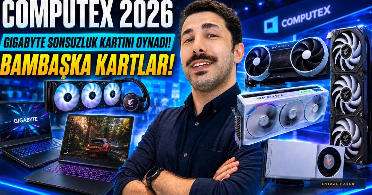 Gigabyte Computex 2026 Çıkarması: Infinity Serisi Ekran Kartları ve Yeni Aero 16 Tanıtıldı