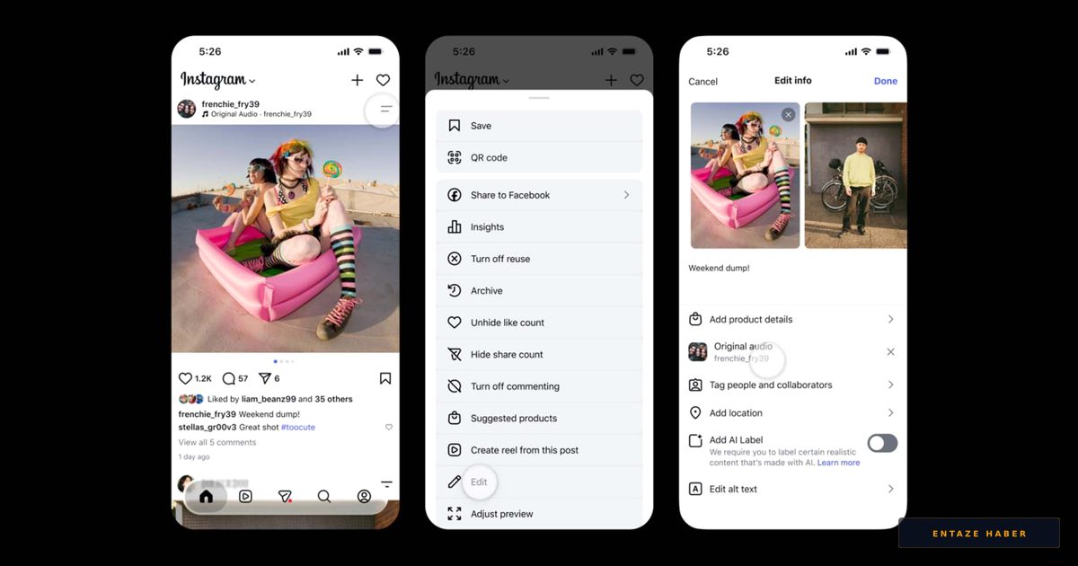 Instagram'da Devrim: Artık Paylaştığınız İçeriklerin Müziğini Silmeden Değiştirebileceksiniz!