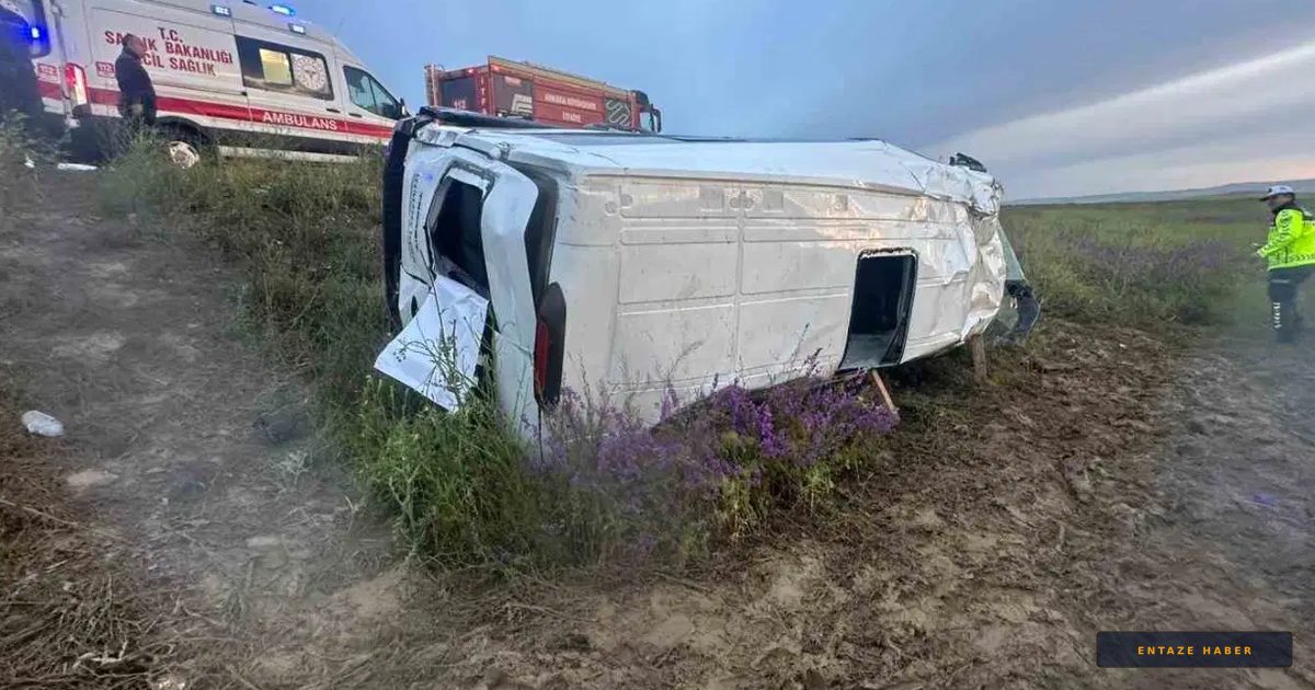 Konya'da Feci Kaza: İşçi Servisi Şarampole Uçtu, 1 Ölü, 7 Yaralı