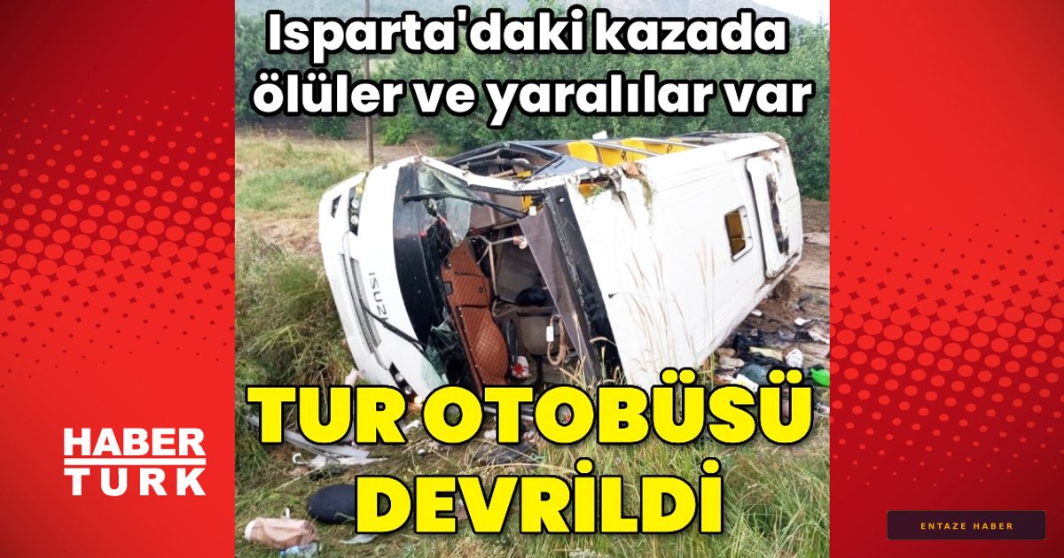 Isparta'da Tur Faciası: Minibüs Şarampole Uçtu, 4 Ölü 16 Yaralı