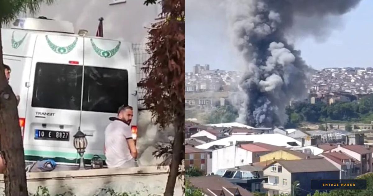 Arnavutköy'de Korkutan Fabrika Yangını: Bölgeye İtfaiye Akını!