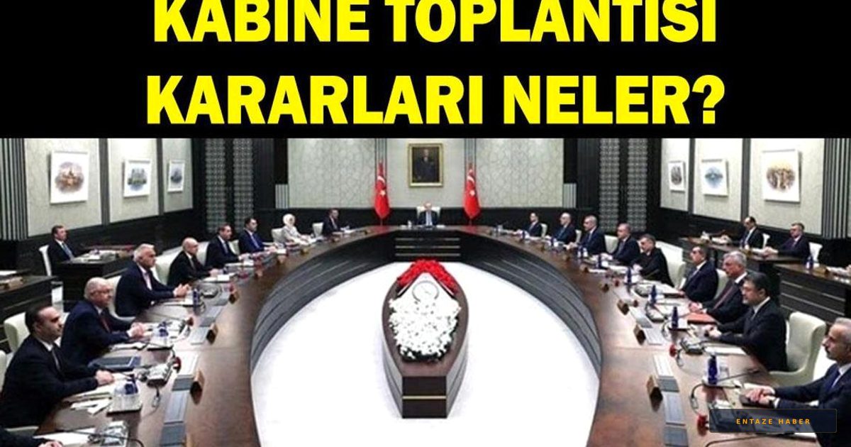 Beştepe'de Kritik Zirve: 15 Haziran Kabine Toplantısı'nda Masadaki Gündem Maddeleri