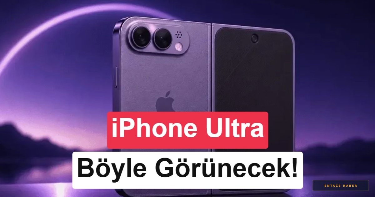 Katlanabilir iPhone Ultra Siyah Rengiyle Görüntülendi: İşte Apple'ın Gizli Tasarımı!