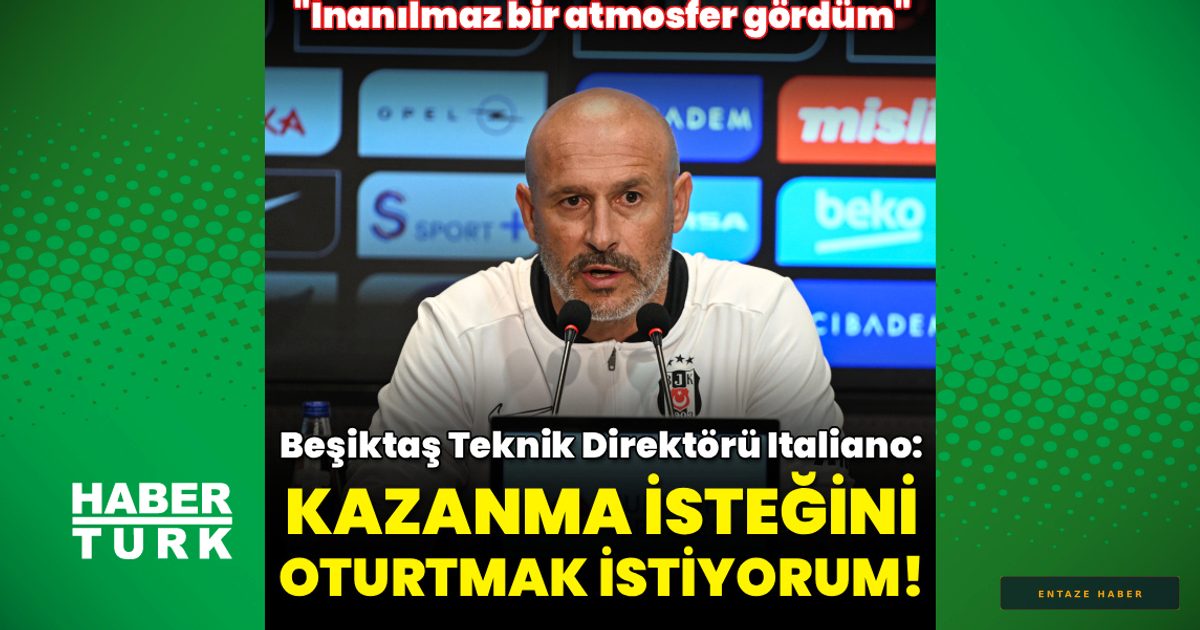 Vincenzo Italiano’dan Beşiktaş’a '40 Şut' Hedefi: Kazanma Kültürünü İnşa Ediyoruz