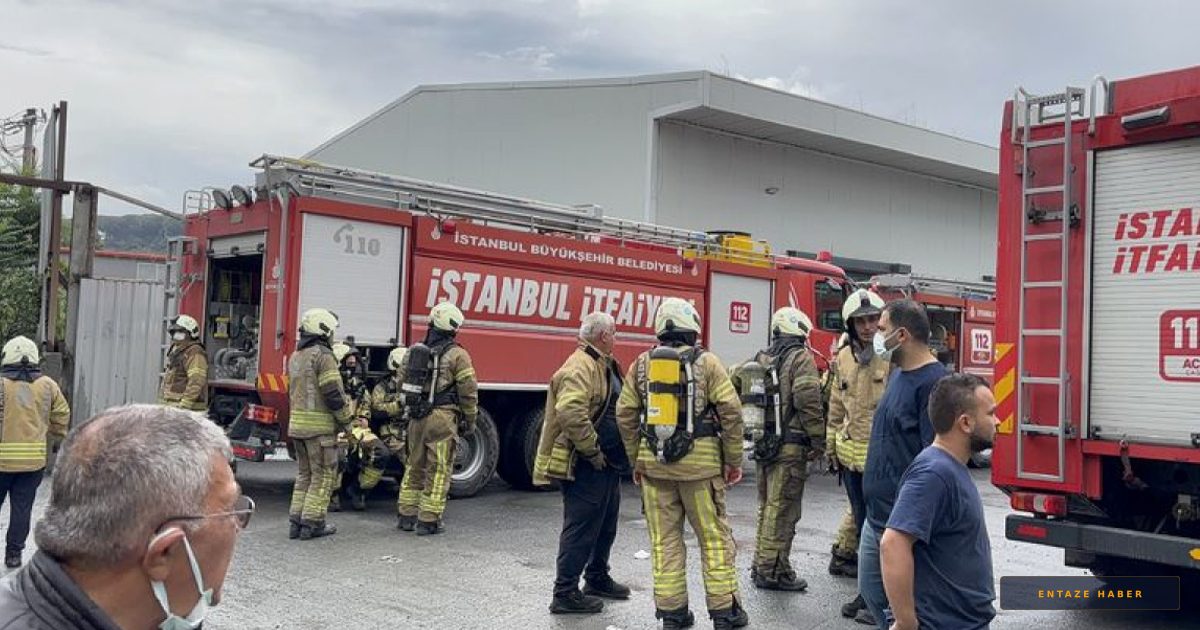 Eyüpsultan'da Kimya Fabrikasında Korku Dolu Anlar: 10 Tonluk Tankta Tehlikeli Tepkime