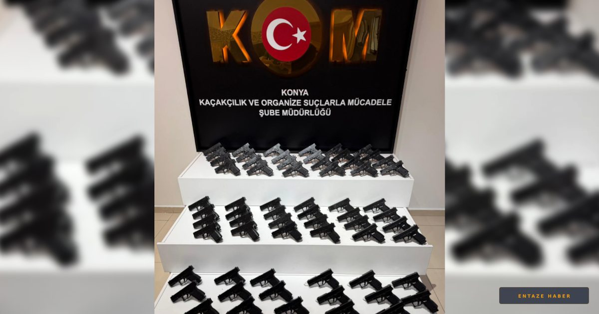 Konya'da Büyük Operasyon: Otomobilden Cephanelik Çıktı