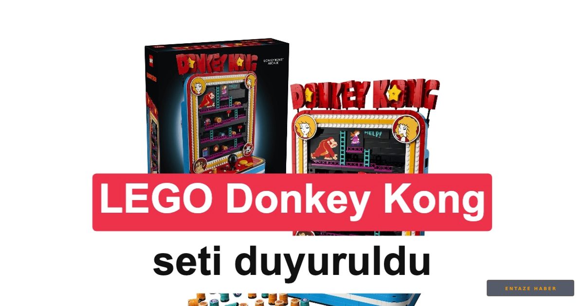 LEGO'dan Nostalji Rüzgarı: Oynanabilir Donkey Kong Arcade Kabini Geliyor!