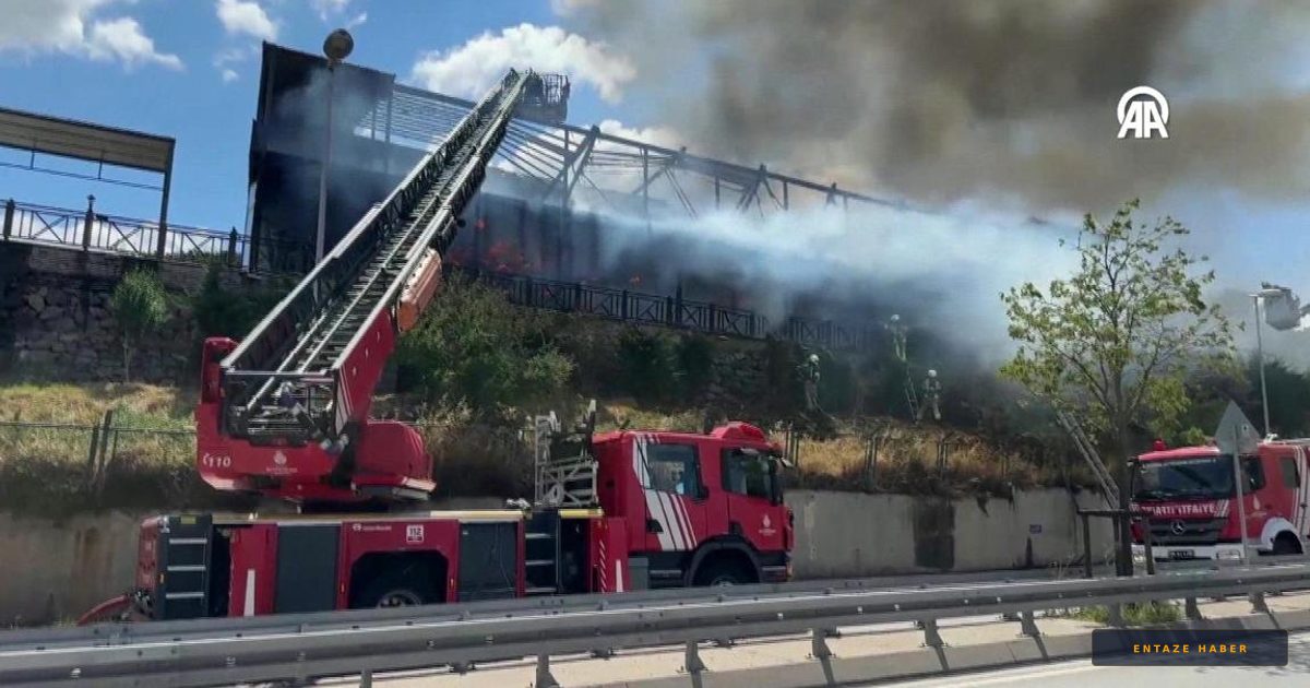 Maltepe'de Restoran Alevlere Teslim: İtfaiye Ekiplerinden Yoğun Müdahale