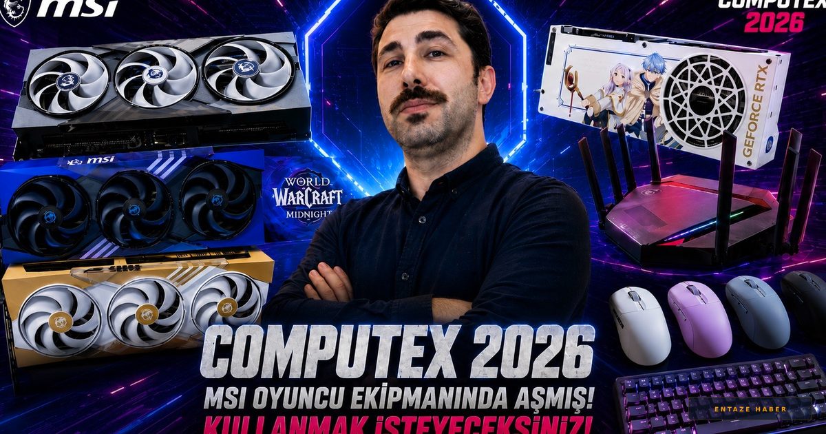 MSI Computex 2026'yı Salladı: Metal Fanlı Ekran Kartları ve Yeni Nesil Oyuncu Ekipmanları
