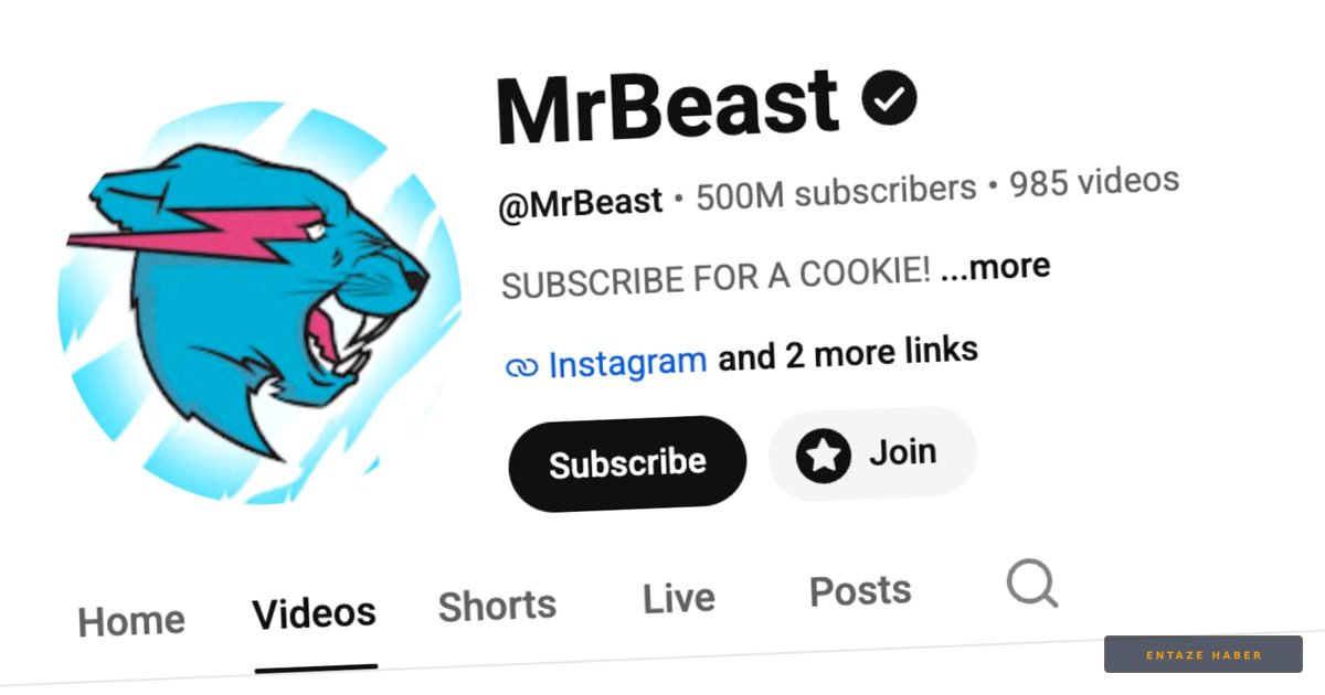 Dijital Dünyada Bir Rekor: MrBeast 500 Milyon Abone Barajını Aştı