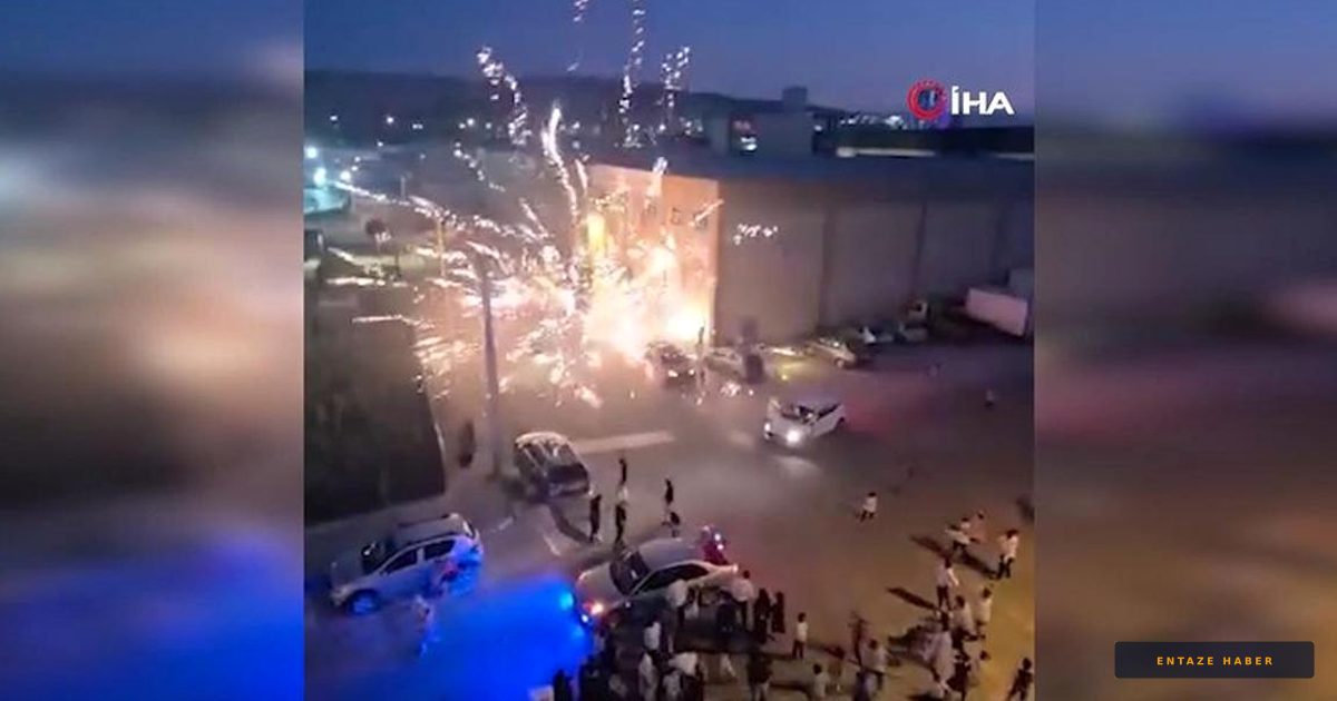 İzmir'de Nişan Töreni Kabusa Döndü: Kontrolden Çıkan Havai Fişekler Davetlileri Kaçışmaya Zorladı