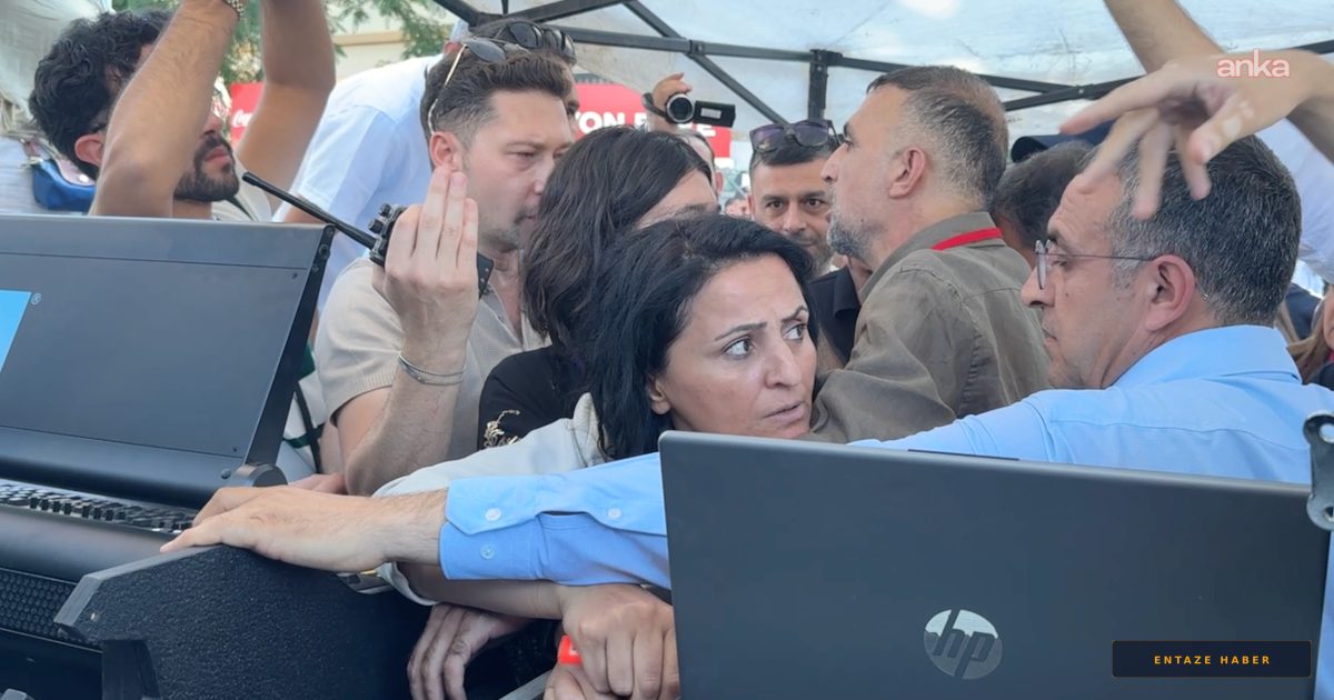 Diyarbakır’daki Mitingde Flaş Bellek Krizi: DEM Partili Vekillerle Polis Arasında Gergin Anlar
