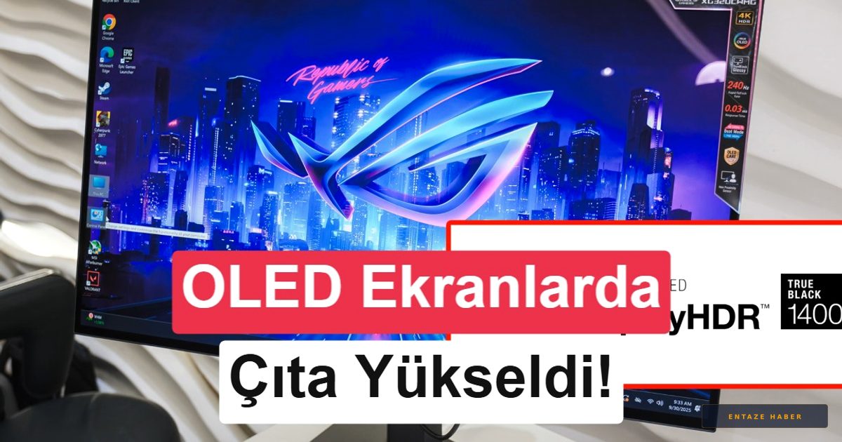 OLED Ekranlarda Devrim: VESA'dan 1400 Nit Parlaklık Standardı Geldi