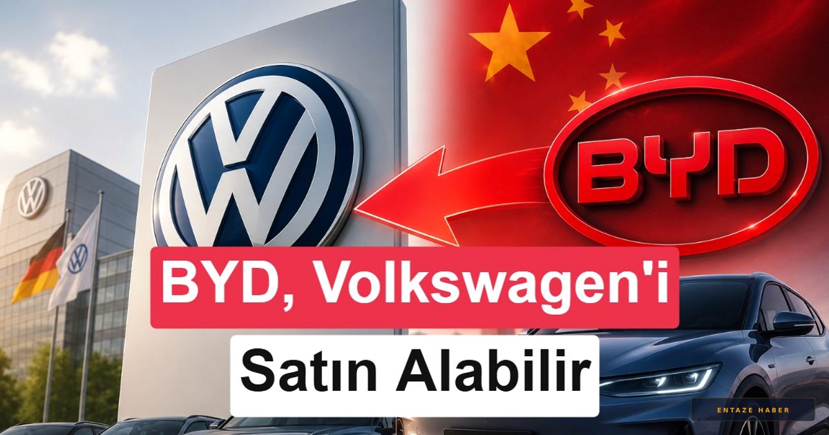 Alman Otomotiv Devi Volkswagen İçin Şok İddia: BYD Tarafından Satın Alınabilir mi?