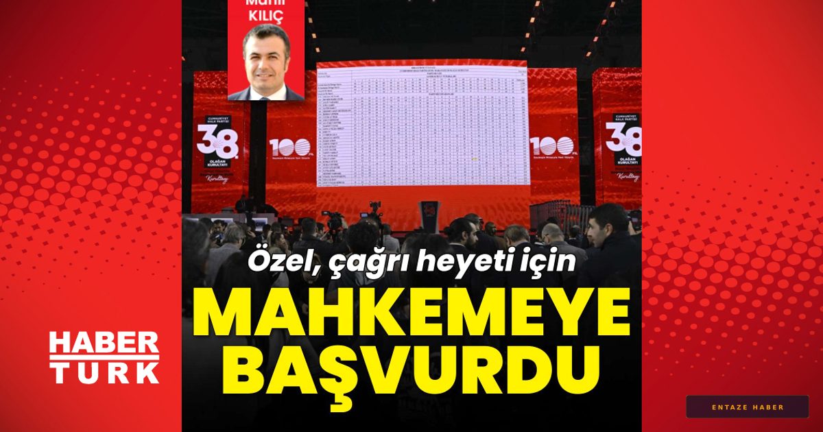 CHP’de Kritik Hamle: Özgür Özel Olağanüstü Kurultay İçin Mahkemenin Kapısını Çaldı