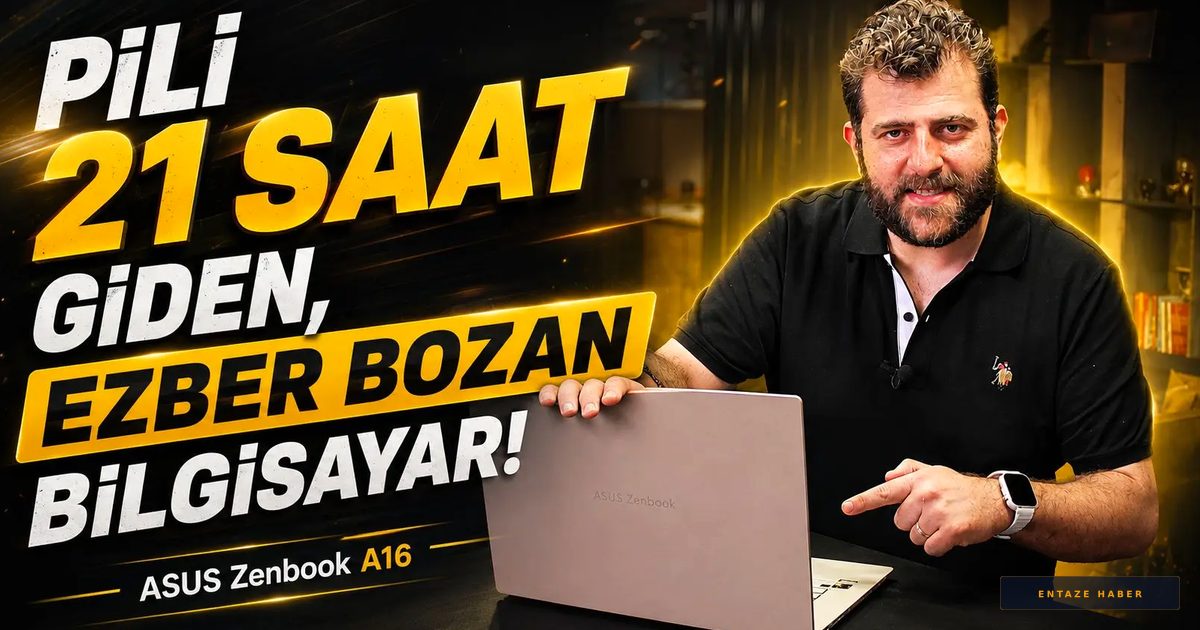 21 Saatlik Pil Ömrüyle Çığır Açan ASUS Zenbook A16 İncelemesi