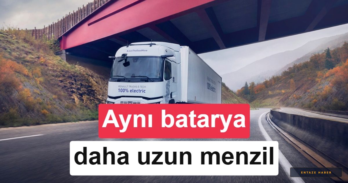 Renault Trucks'tan Yazılım Devrimi: E-Tech T 780 Menzili 660 Kilometreye Çıktı
