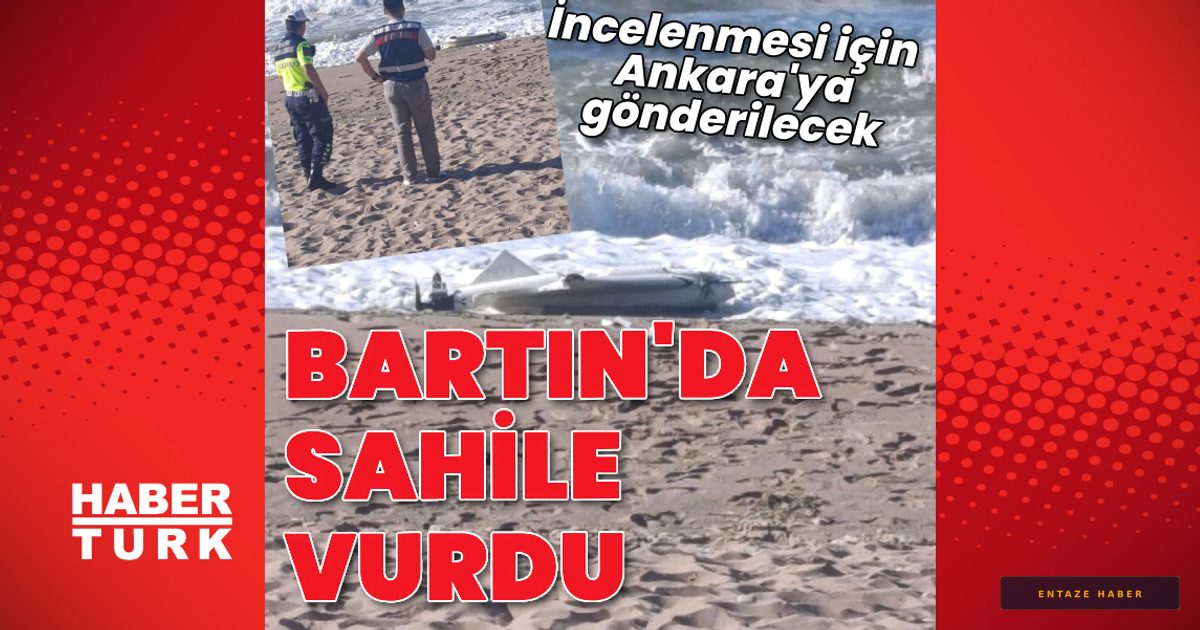 Bartın Sahilinde Gizemli Keşif: Dalgalar Parçalanmış İHA'yı Kıyıya Taşıdı