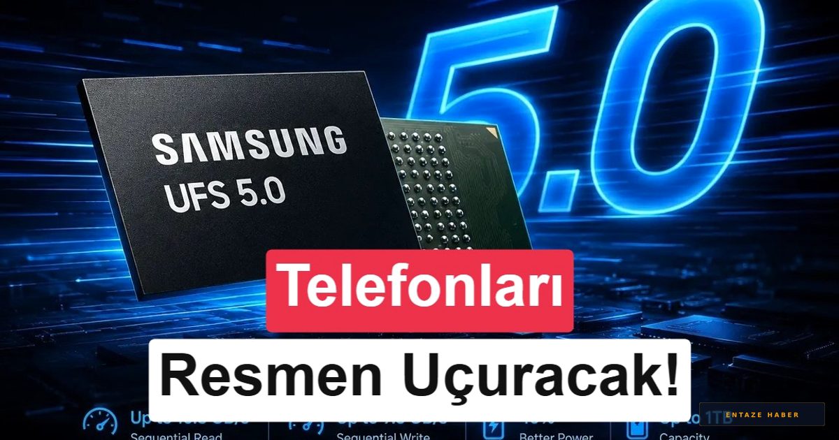 Samsung'dan Devrimsel Hız: UFS 5.0 ile Akıllı Telefonlarda Yeni Çağ Başlıyor