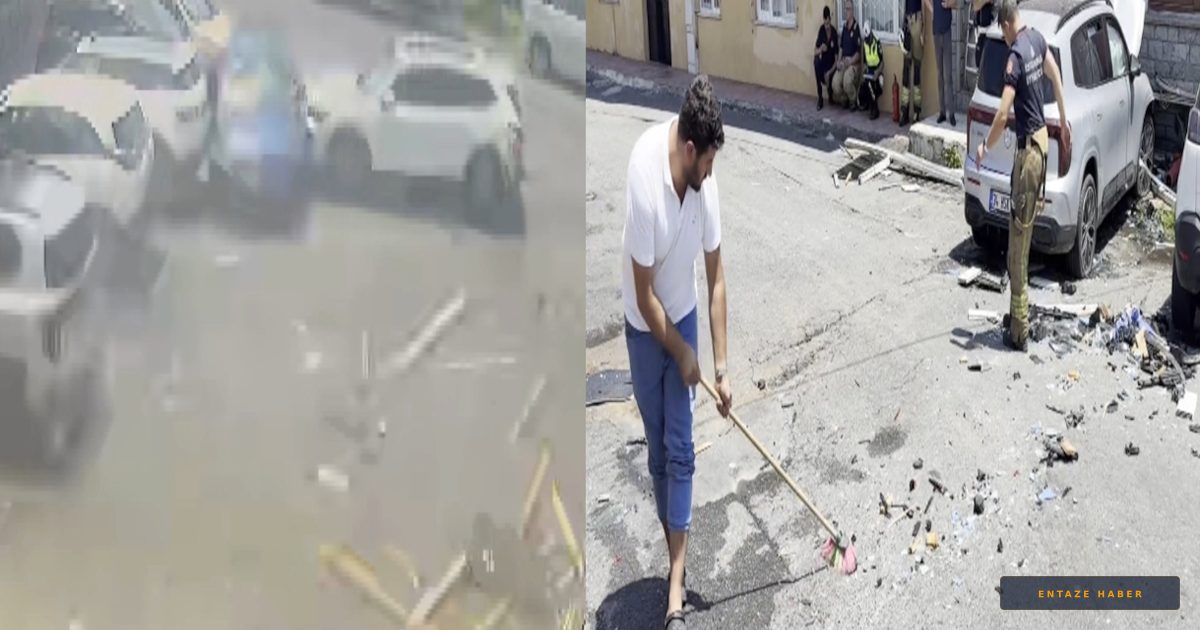 Sarıyer'de Kabus Anları: Fren Yerine Gaza Basınca Ortalık Savaş Alanına Döndü!