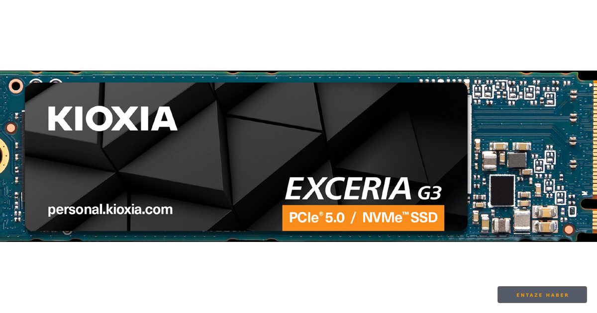 Kioxia'dan Devrim: 4TB Kapasiteli Yeni PCIe 5.0 SSD ile Hız Sınırları Zorlanıyor