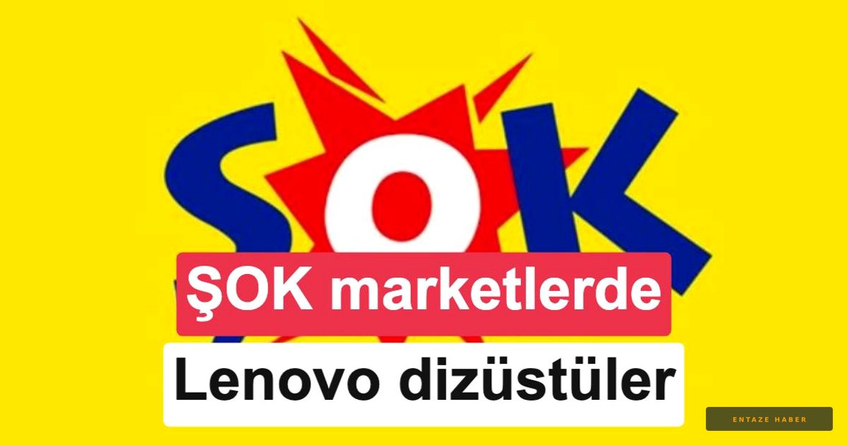 ŞOK Marketlerde Teknoloji Rüzgarı: Lenovo Dizüstü Bilgisayarlar Raflara Geliyor