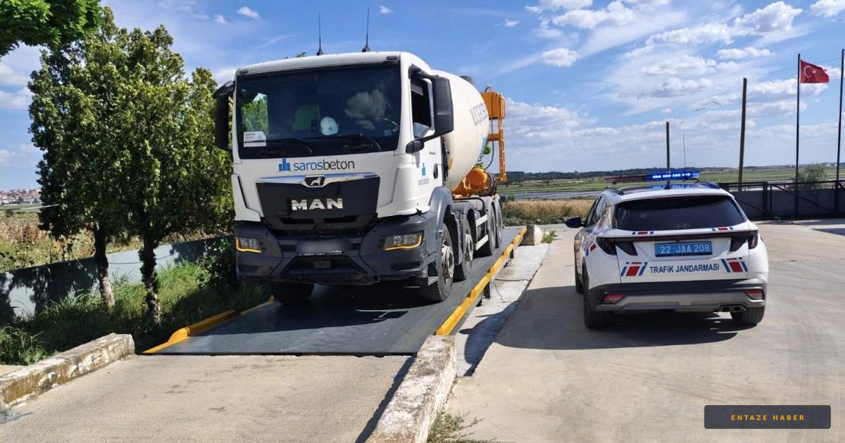 Edirne'de Tonaj İhlaline Geçit Yok: Bir Sürücüye 60 Bin Lira Ceza