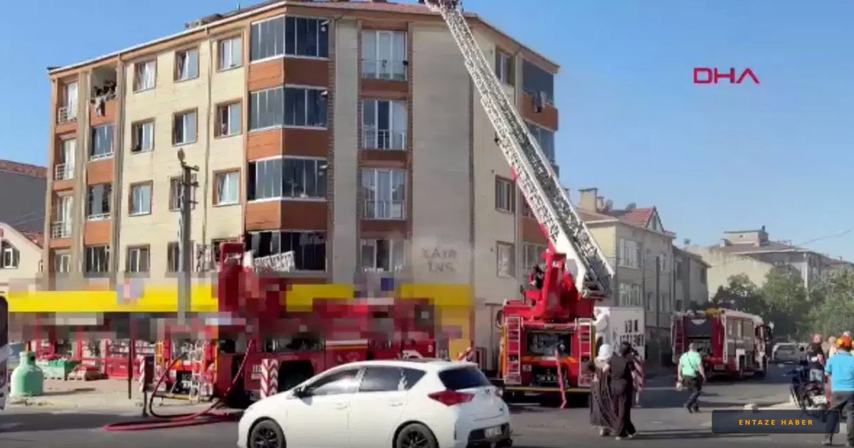Çorlu’da Apartman Yangını: Mutfak Kül Oldu