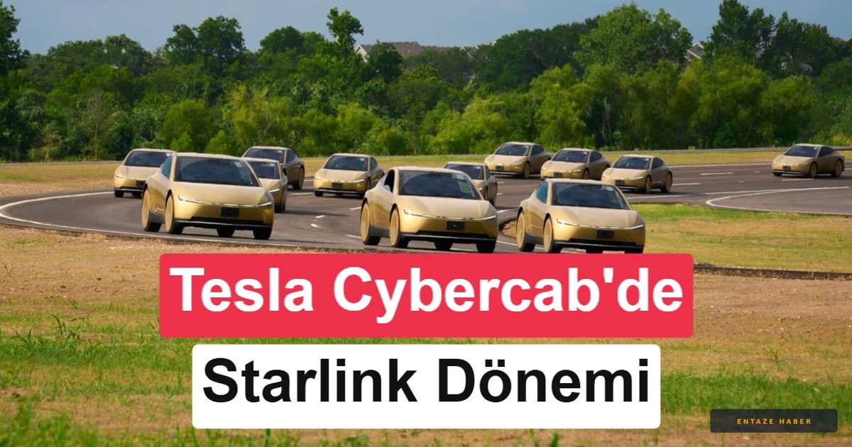 Tesla Cybercab'e Uzaydan İnternet Desteği: Starlink V5 ile Kesintisiz Bağlantı Dönemi