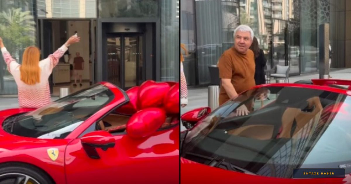 İş Dünyasında Babalar Günü Sürprizi: Kırmızı Ferrari ile Gelen Duygusal Anlar