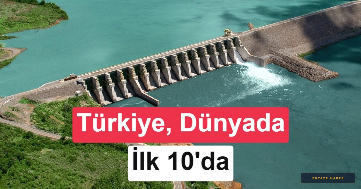 Türkiye Hidroelektrikte Devler Ligi'nde: Avrupa'nın Zirvesine Ortak Oldu