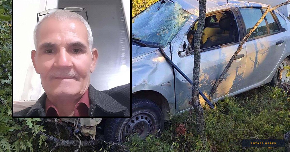 Uşak'ta Feci Kaza: Ağaçlara Çarpan Otomobilin Sürücüsü Can Verdi