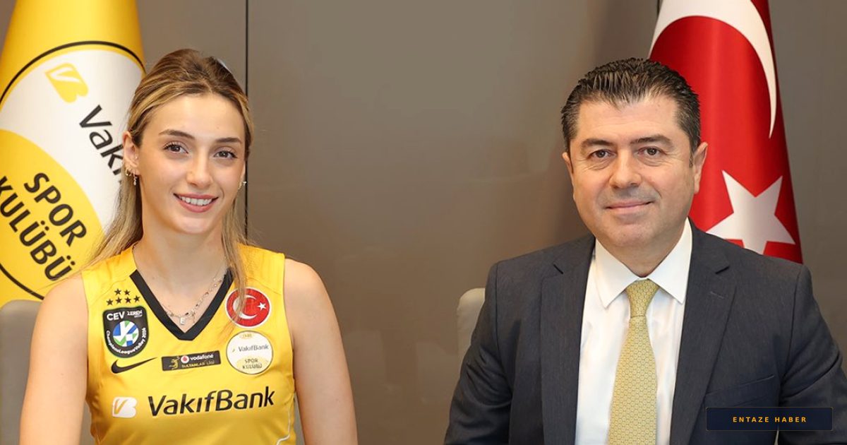 VakıfBank'ın Yeni Yıldızı: Eylül Akarçeşme Yatgın Sarı-Siyahlı Formayı Giydi!