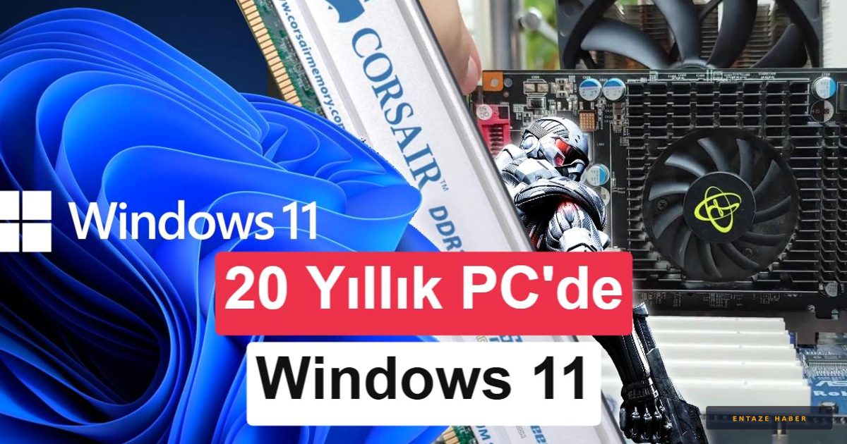 Windows 11, 20 Yıllık DDR1 Sistemde Ayağa Kaldırıldı: İmkansız Başarı!