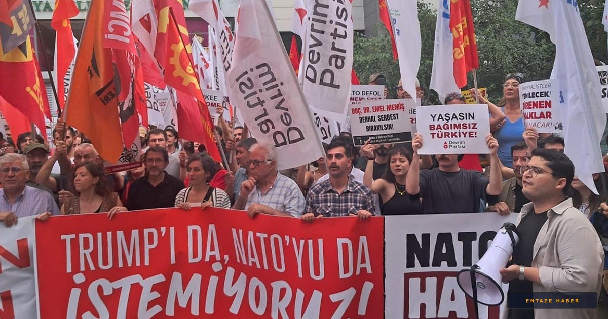 Ankara’da NATO Zirvesi Protestosu: 'Üsler Kapatılsın, İttifaktan Çıkılsın'